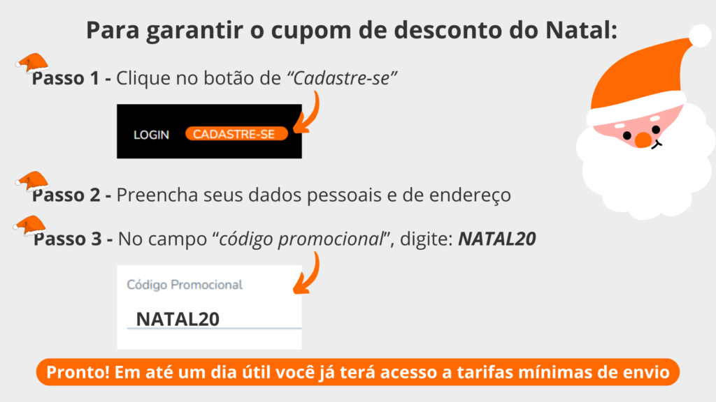 desconto de natal, envios de encomendas, envios nacionais, envios internacionais